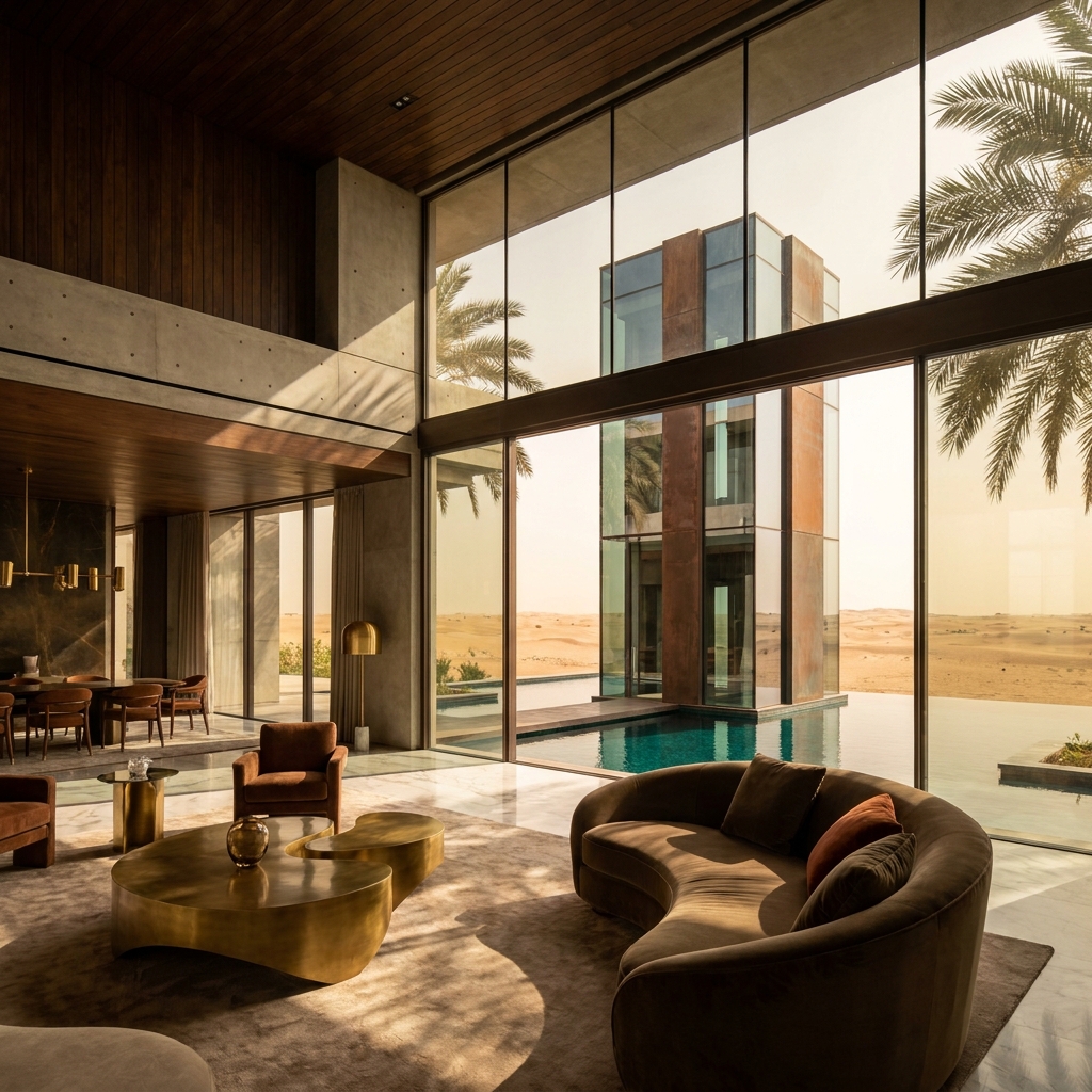 dubaji villa, prémium — professzionális ingatlanfotó